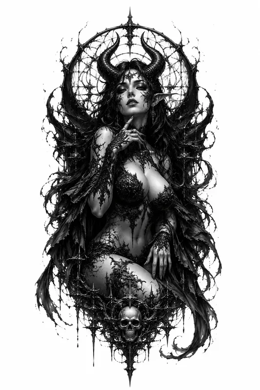 Dark Ink Tattoo Gothic Blackwork Designs