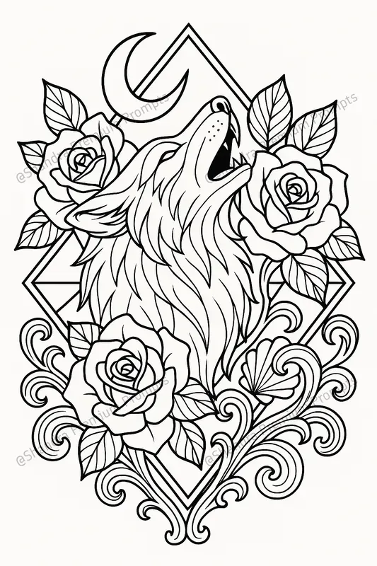 Tattoo Coloring Books For Adults