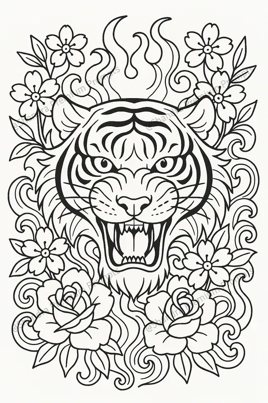 Tattoo Coloring Books For Adults