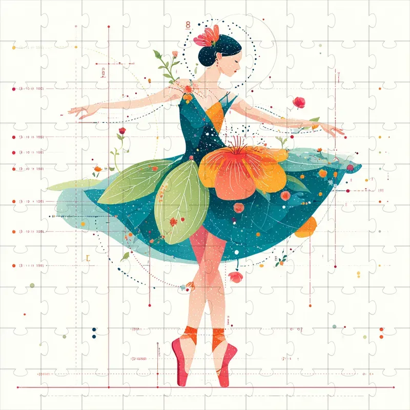 Flat Vector Stipple Editorial Prints