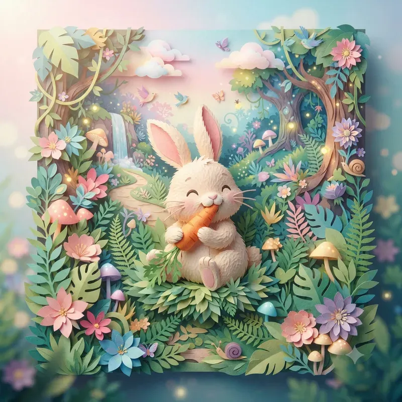 Whimsical Fairytale Paper Cutout Dioramas