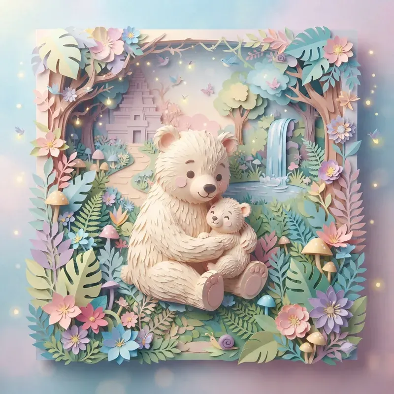 Whimsical Fairytale Paper Cutout Dioramas