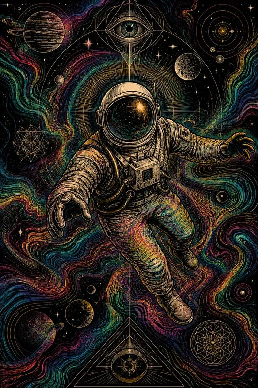 Psychedelic Optical Poster Art Generator