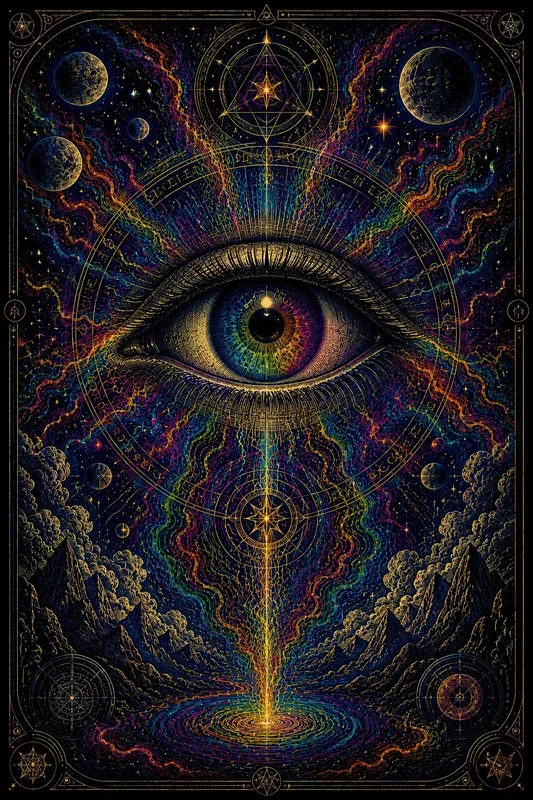 Psychedelic Optical Poster Art Generator