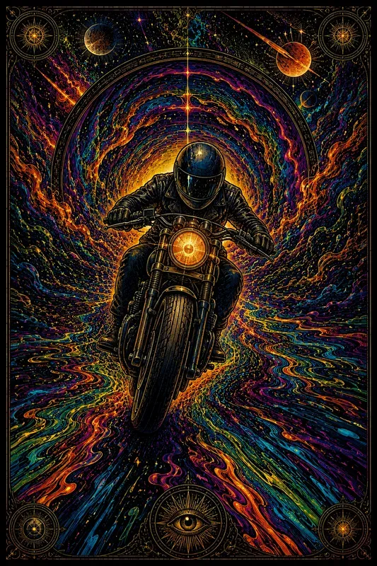 Psychedelic Optical Poster Art Generator
