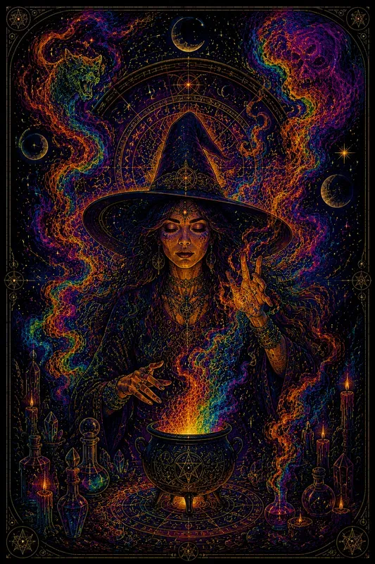 Psychedelic Optical Poster Art Generator