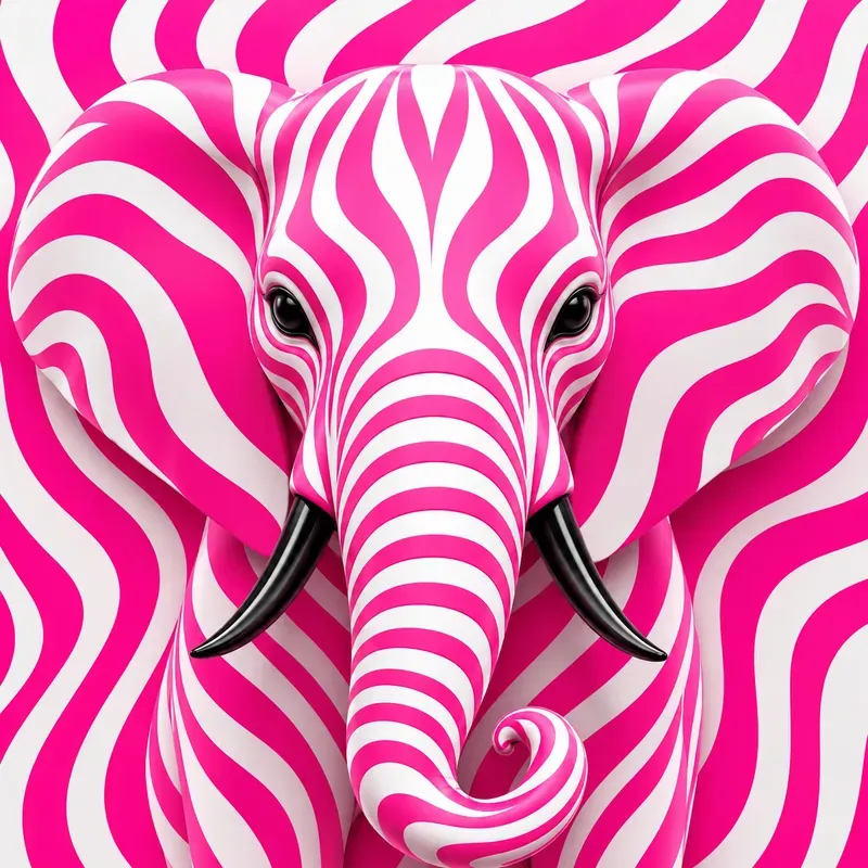 Neon Pop Animal Portrait Collections