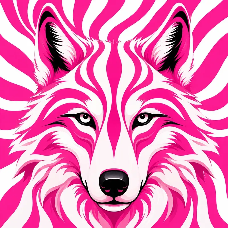 Neon Pop Animal Portrait Collections