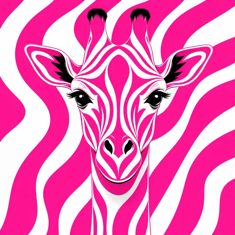 Neon Pop Animal Portrait Collections
