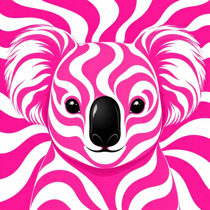 Neon Pop Animal Portrait Collections