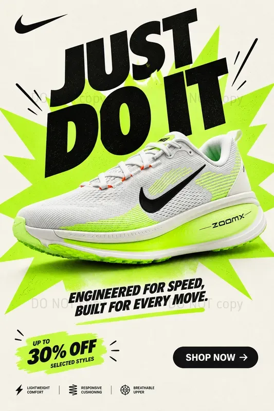Burst Graphic Product Ad Posters