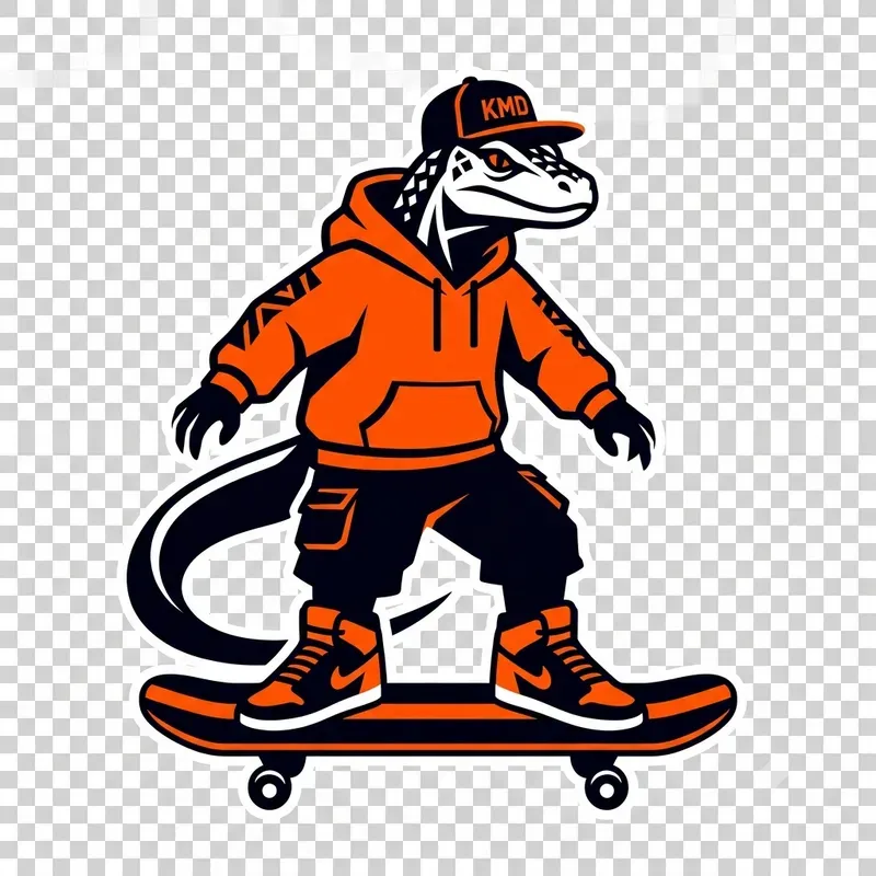 Urban Streetwear Mascot Sticker Pods