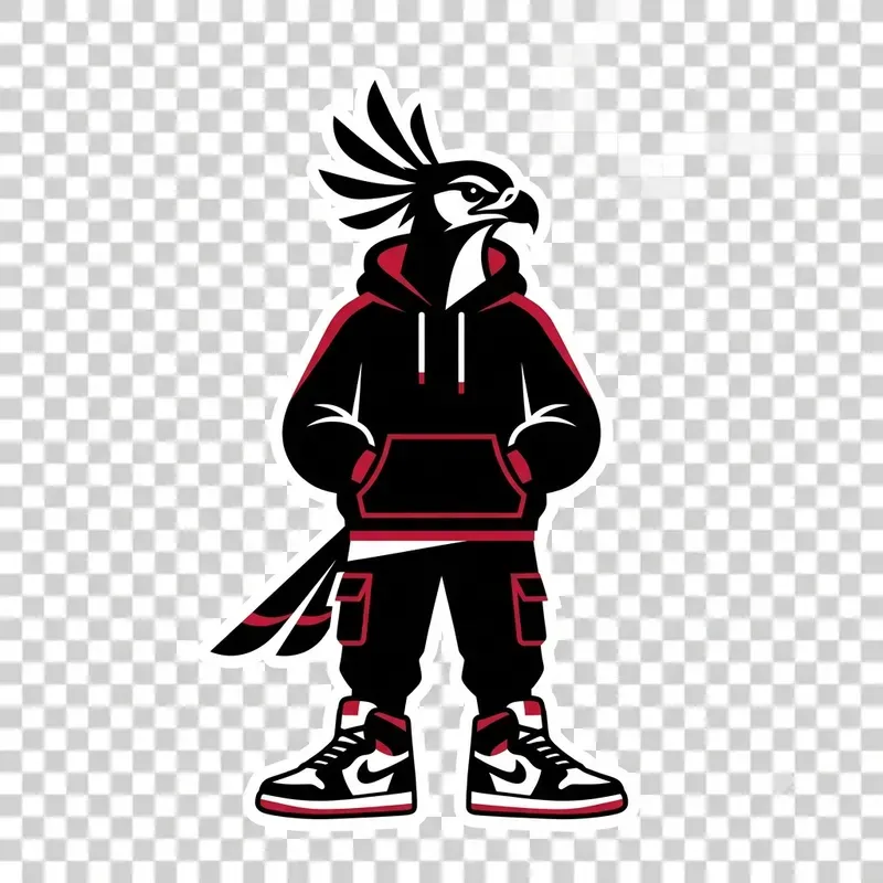 Urban Streetwear Mascot Sticker Pods
