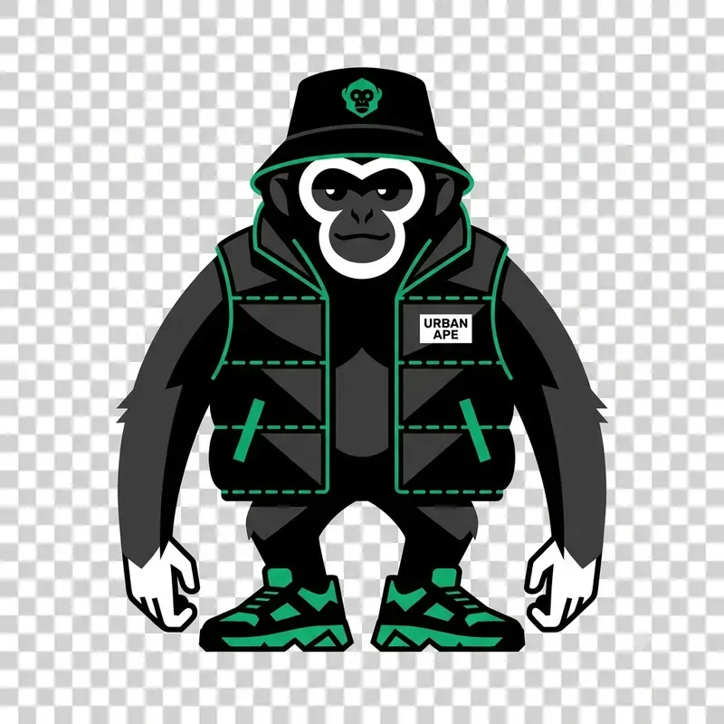 Urban Streetwear Mascot Sticker Pods