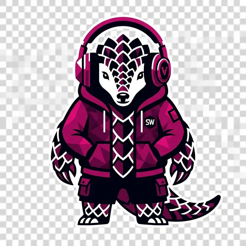Urban Streetwear Mascot Sticker Pods