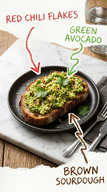 Crayon Annotation Food Photography