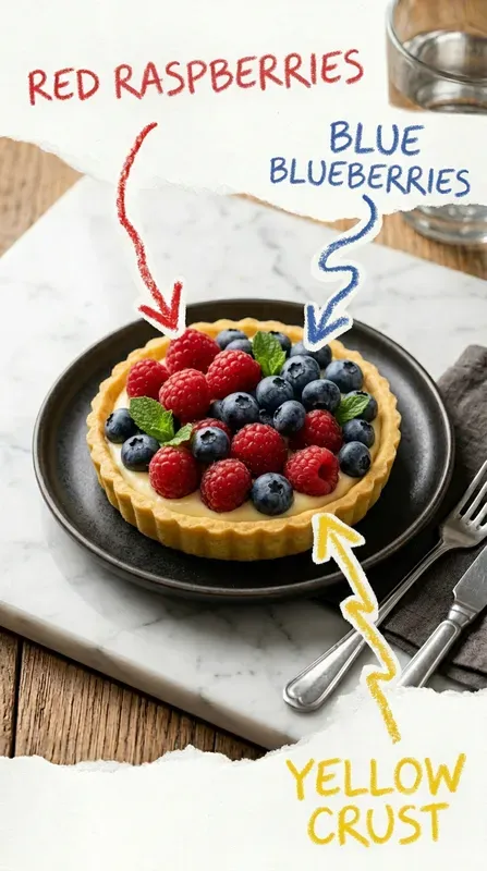 Crayon Annotation Food Photography
