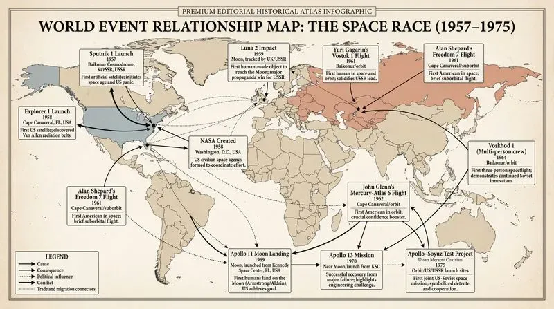 World Event Relationship Map Generator