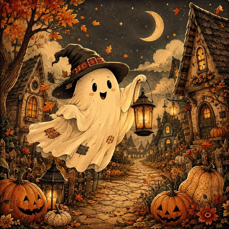 Whimsical Vintage Autumn Magics