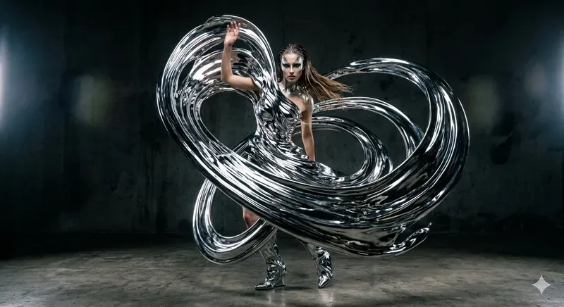 Avantgarde Kinetic Fashion Sculptures