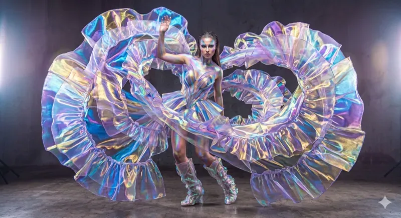 Avantgarde Kinetic Fashion Sculptures
