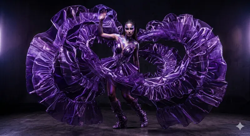 Avantgarde Kinetic Fashion Sculptures
