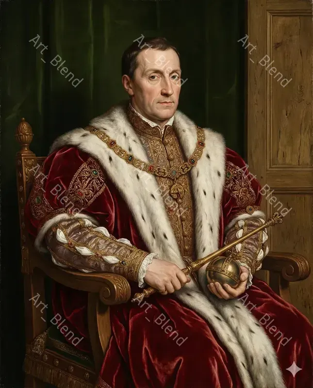 Holbein Renaissance Portrait Style