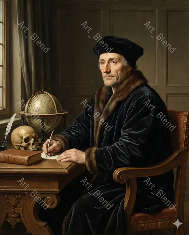 Holbein Renaissance Portrait Style