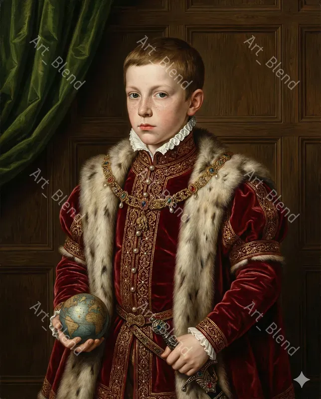 Holbein Renaissance Portrait Style