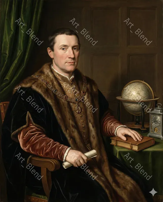 Holbein Renaissance Portrait Style