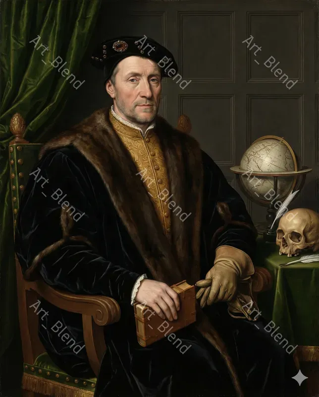 Holbein Renaissance Portrait Style