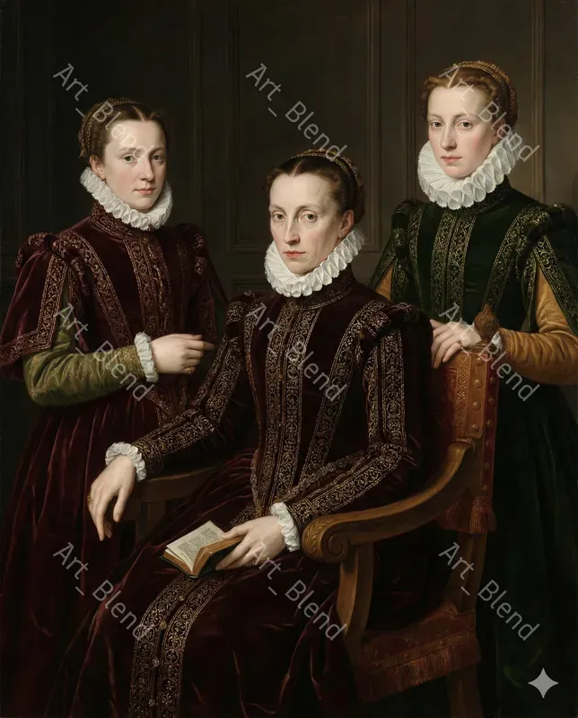 Holbein Renaissance Portrait Style