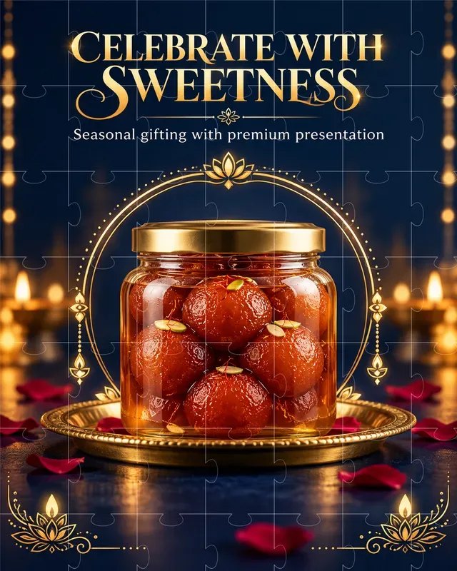 Diwali Sweets Product Ad Generator