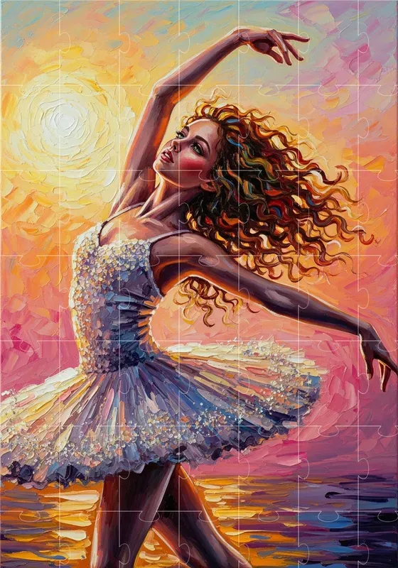 Impasto Oil Painting Characters Clipart