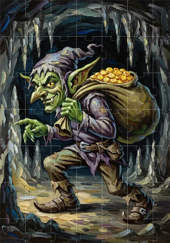 Impasto Oil Painting Characters Clipart