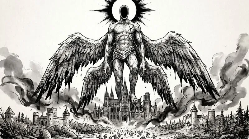 Colossal Dark Fantasy Entity Manga Ink