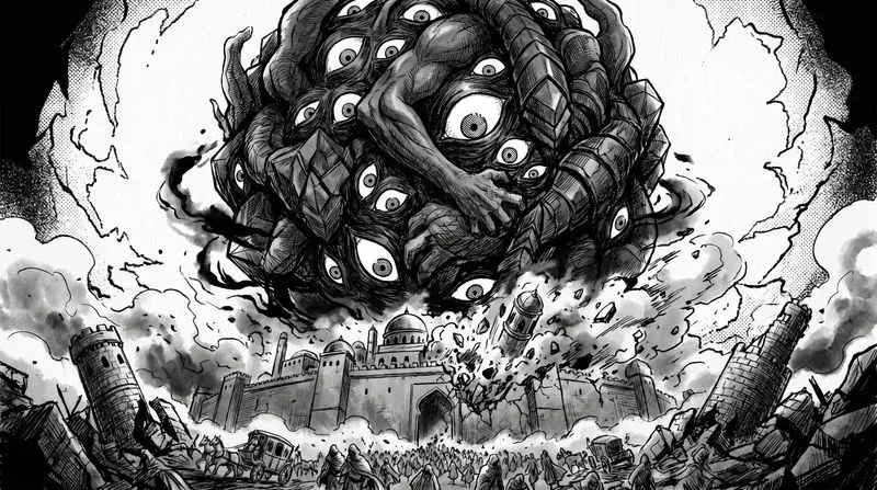 Colossal Dark Fantasy Entity Manga Ink