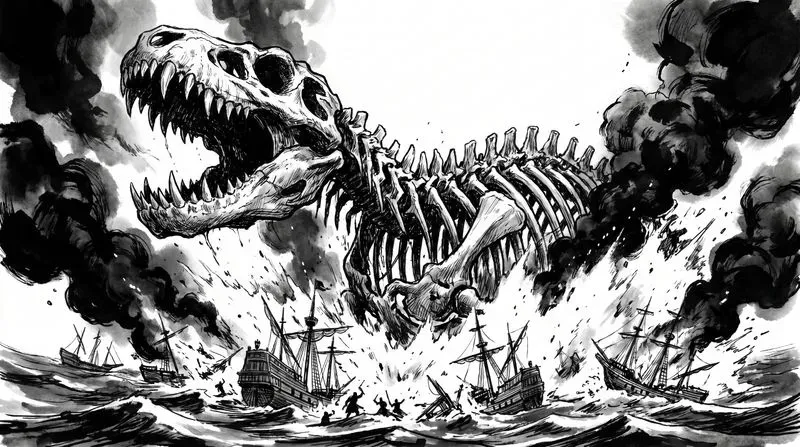 Colossal Dark Fantasy Entity Manga Ink