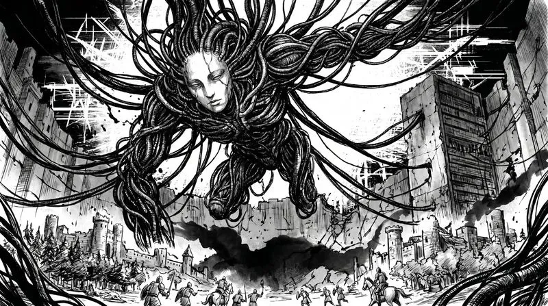 Colossal Dark Fantasy Entity Manga Ink