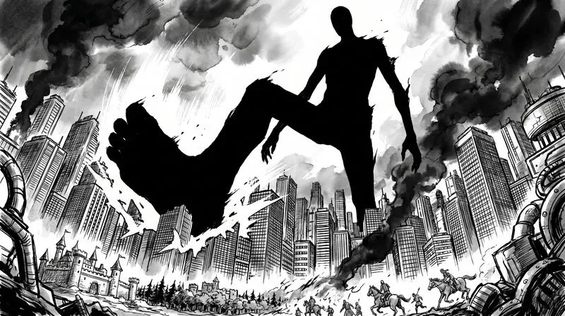 Colossal Dark Fantasy Entity Manga Ink