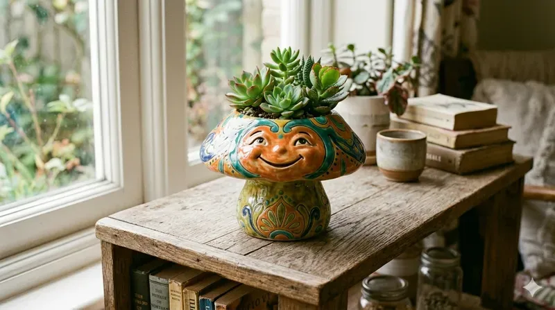 Whimsical Ceramic Creature Planters