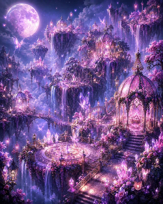 Floating Fantasy Islands
