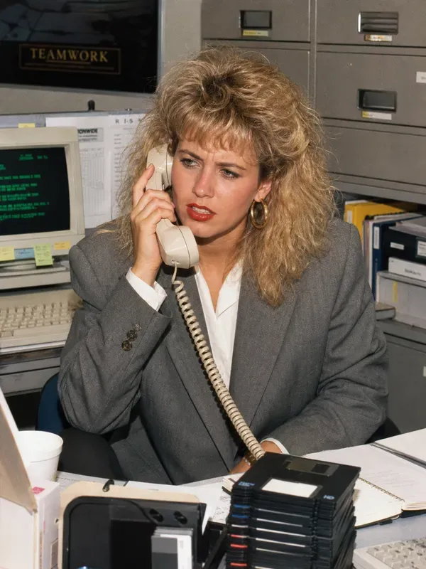 Vintage 90s Office Worker Portraits