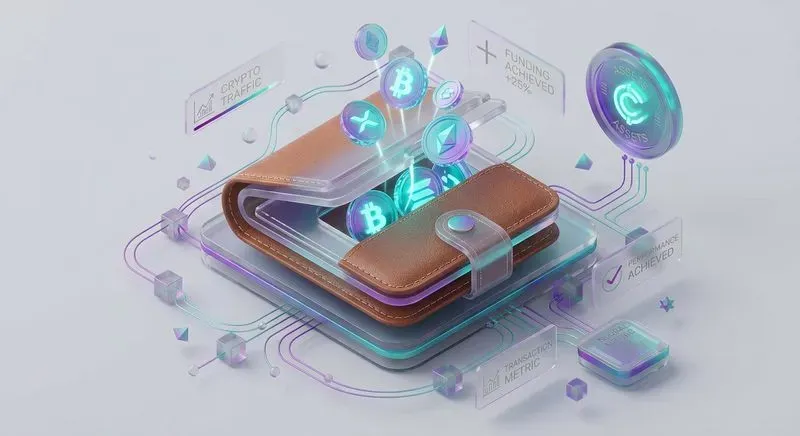 3D Isometric Glassmorphic App Web Icons