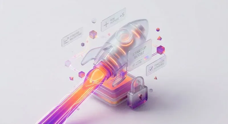 3D Isometric Glassmorphic App Web Icons