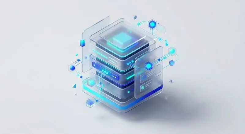 3D Isometric Glassmorphic App Web Icons