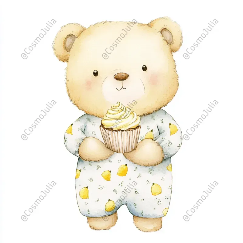 Baby Birthday Lemon Clipart