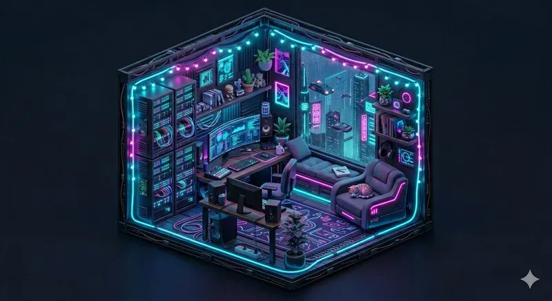 Premium Cozy Isometric 3D Rooms