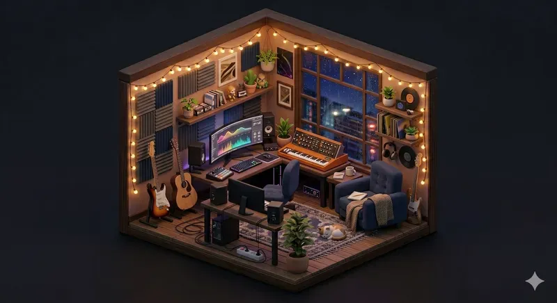 Premium Cozy Isometric 3D Rooms