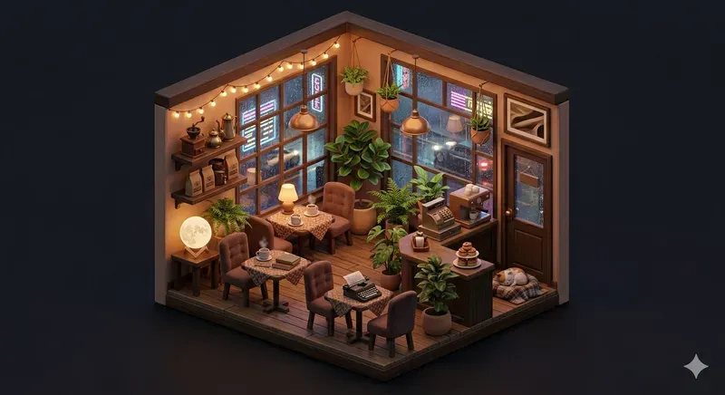 Premium Cozy Isometric 3D Rooms